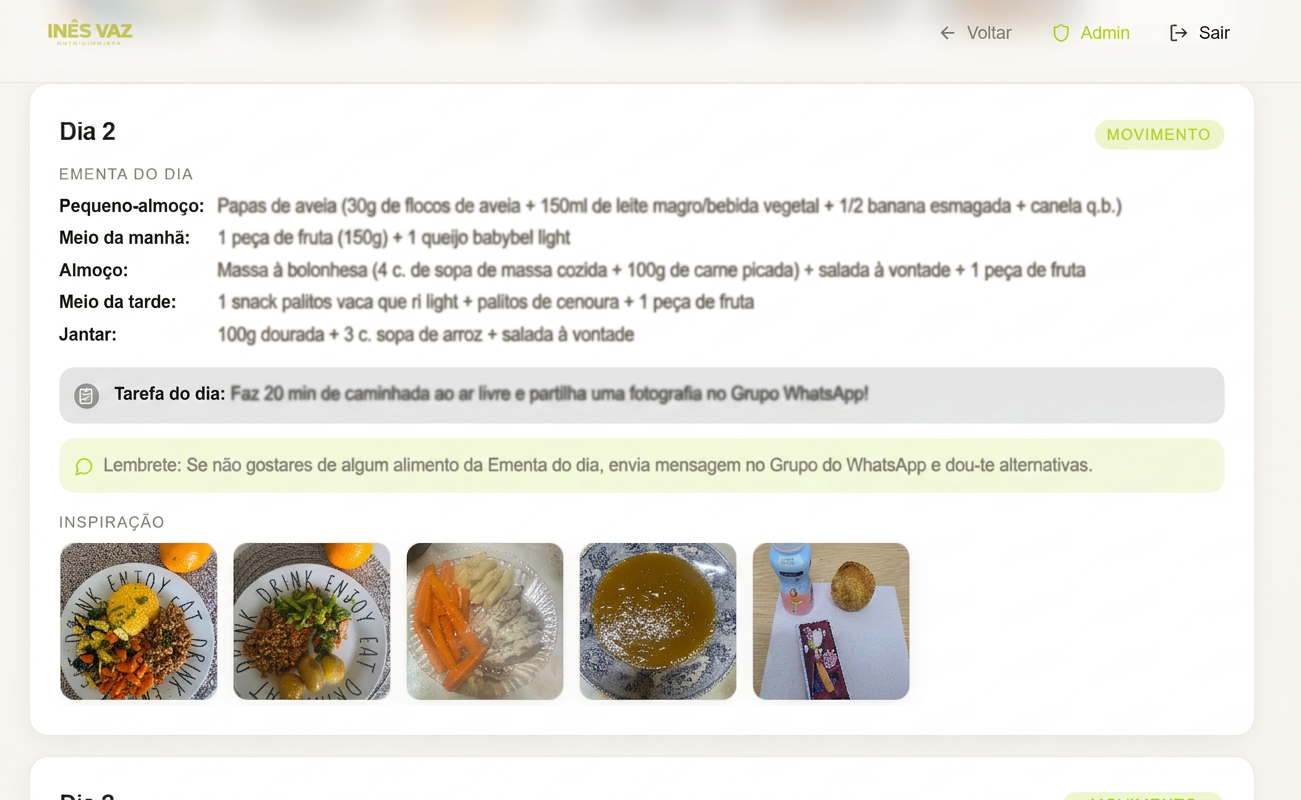 Ementa Dia 2